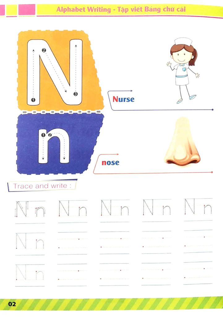 Writing English For Kids - Vở Tập Viết Tiếng Anh Cho Bé - Unit 2