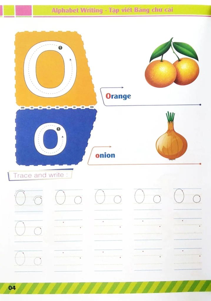 Writing English For Kids - Vở Tập Viết Tiếng Anh Cho Bé - Unit 2