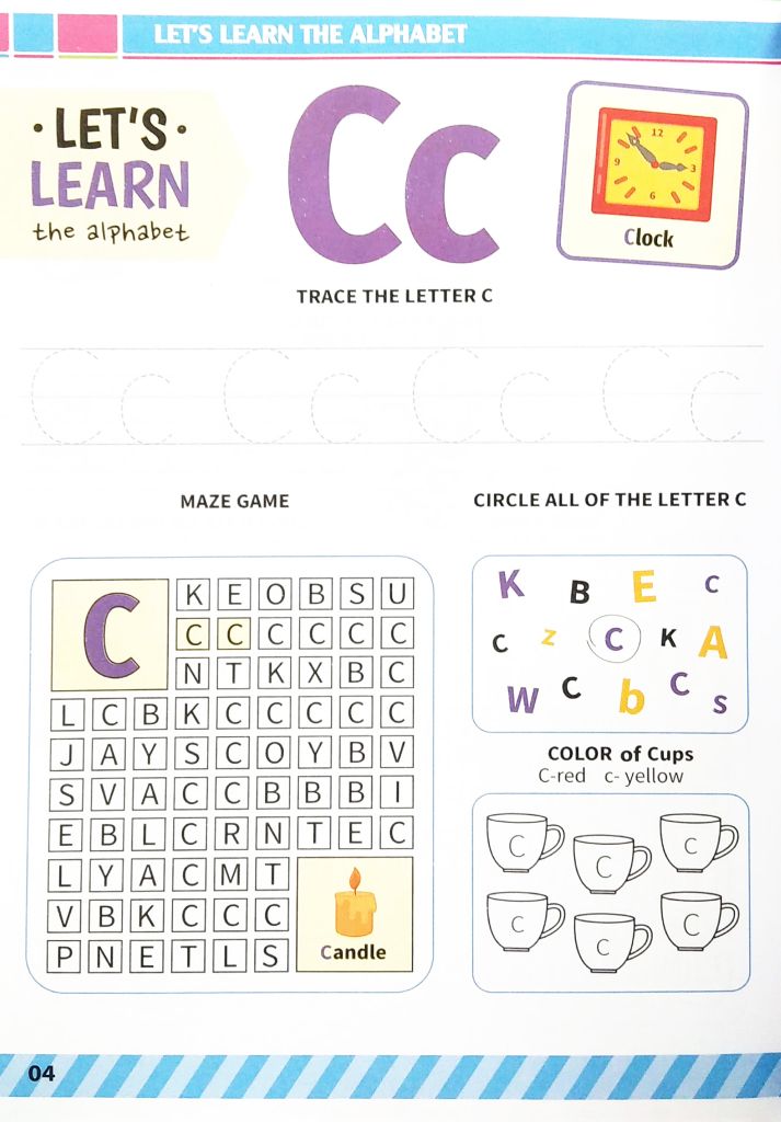 Writing English For Kids - Vở Tập Viết Tiếng Anh Cho Bé - Unit 3