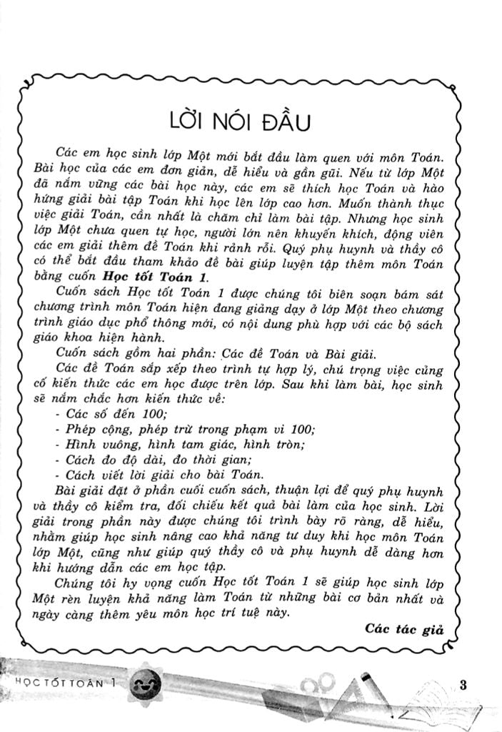 HỌC TỐT TOÁN 1 (CHƯƠNG TRÌNH MỚI)
