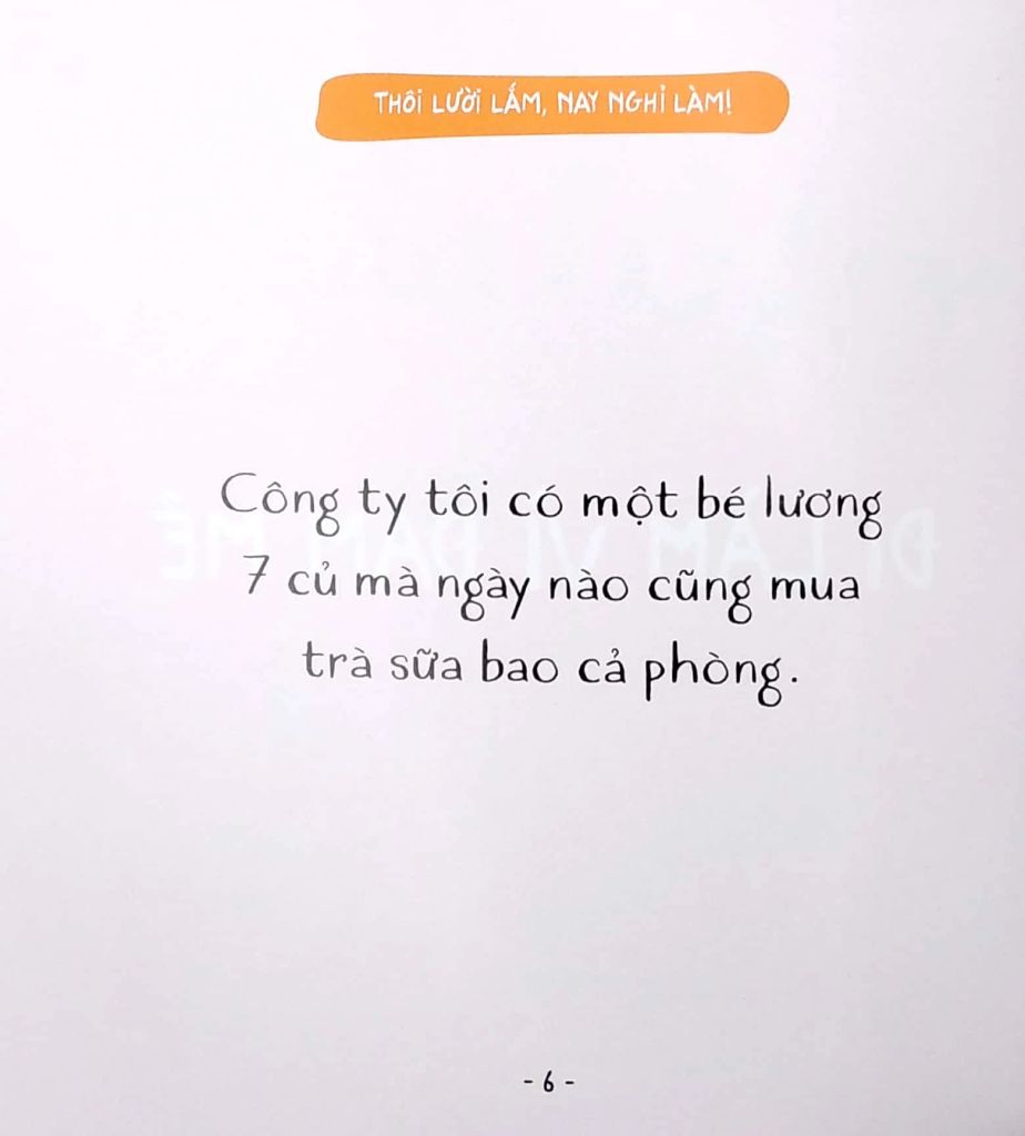Thôi Lười Lắm, Nay Nghỉ Làm!