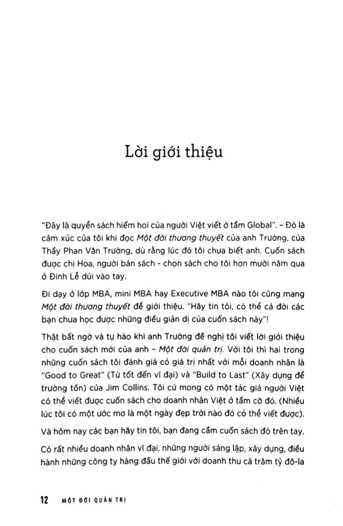 Một Đời Quản Trị