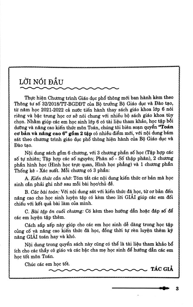 TOÁN NÂNG CAO 6/1 (CTM)