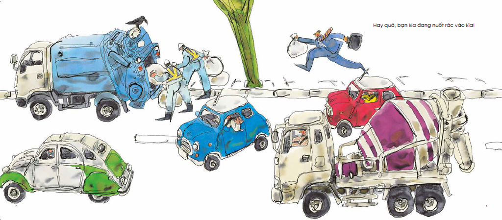 Tranh Truyện Ehon Nhật Bản -  Aka-kun Dạo Phố