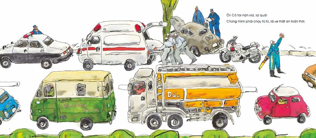 Tranh Truyện Ehon Nhật Bản -  Aka-kun Dạo Phố