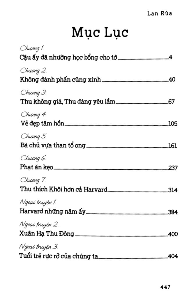 Tớ Thích Cậu Hơn Cả Harvard