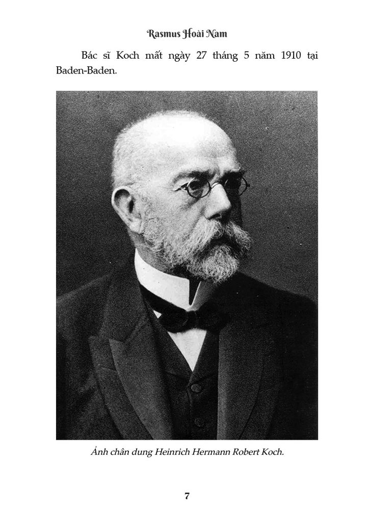 KỂ CHUYỆN CUỘC ĐỜI CÁC THIÊN TÀI-HEINRICH HERMANN ROBERT KOCH