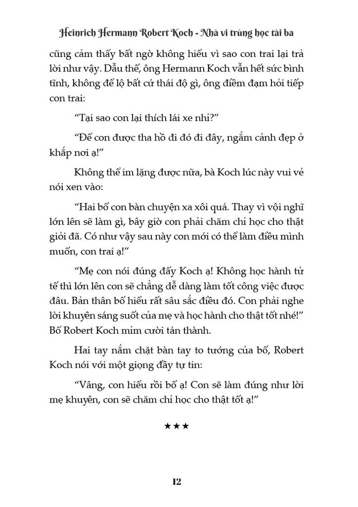 KỂ CHUYỆN CUỘC ĐỜI CÁC THIÊN TÀI-HEINRICH HERMANN ROBERT KOCH