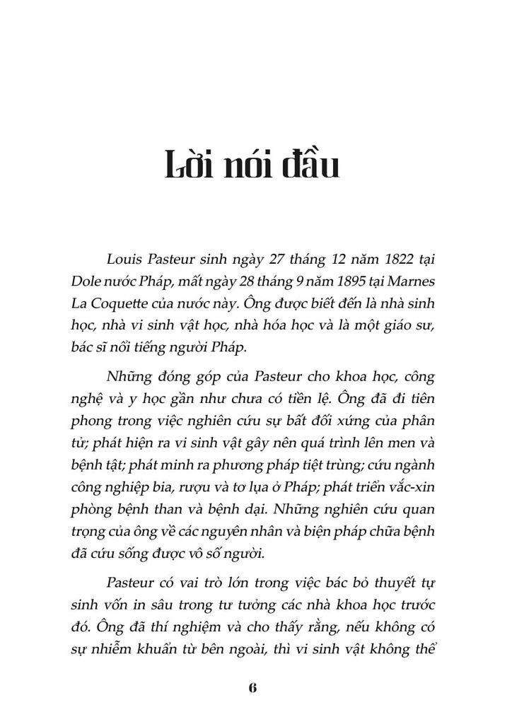 KỂ CHUYỆN CUỘC ĐỜI CÁC THIÊN TÀI-LOUIS PASTEUR