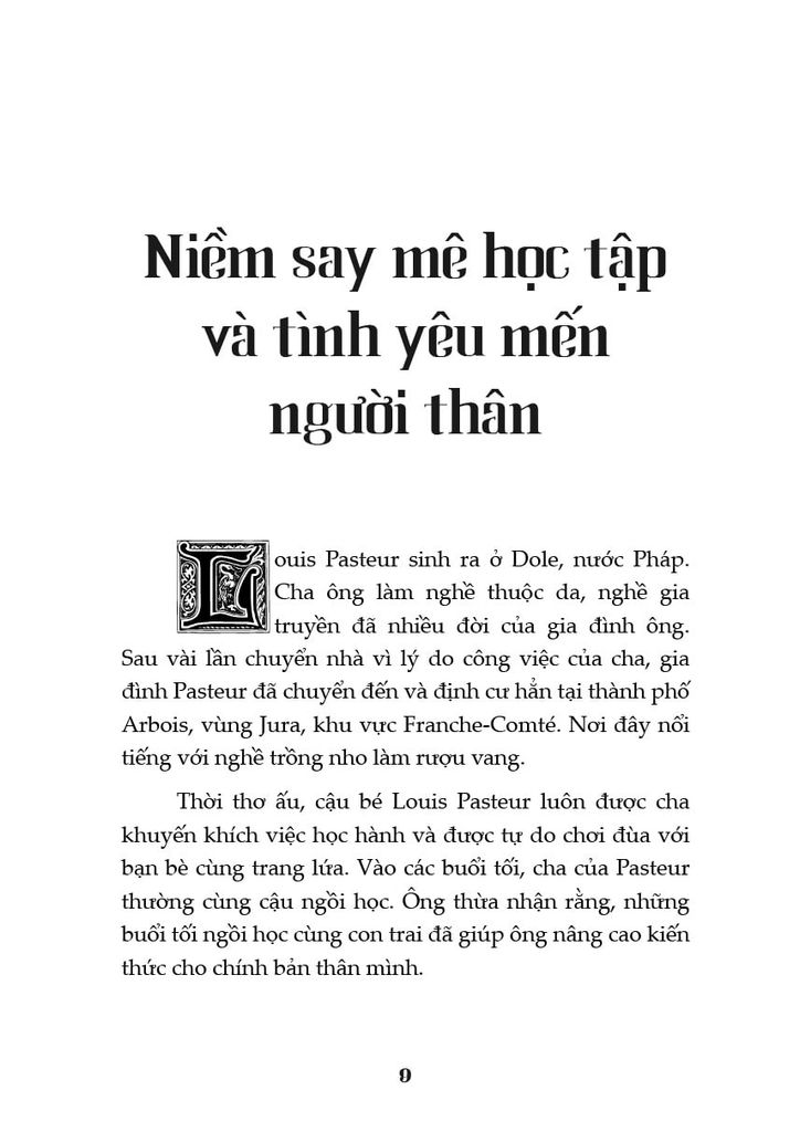 KỂ CHUYỆN CUỘC ĐỜI CÁC THIÊN TÀI-LOUIS PASTEUR