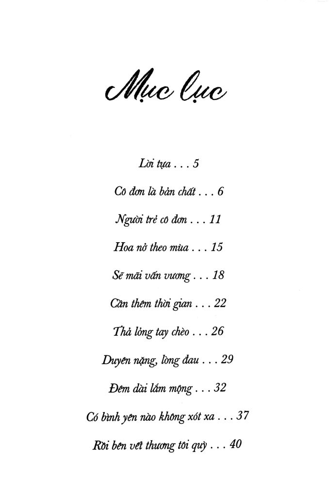 Vẻ Đẹp Của Sự Cô Đơn