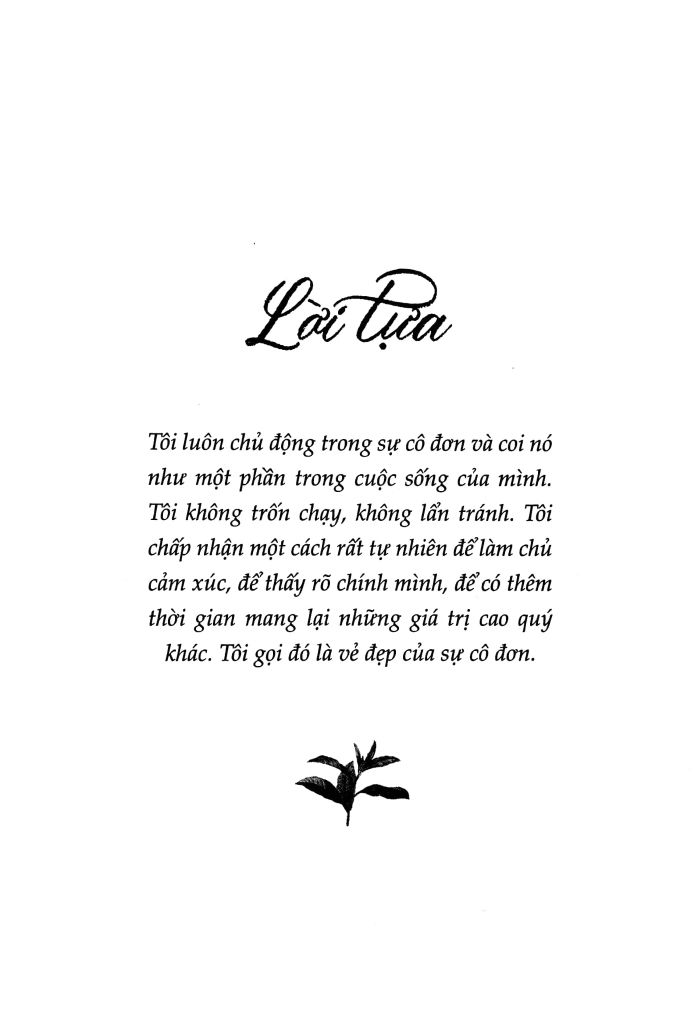 Vẻ Đẹp Của Sự Cô Đơn
