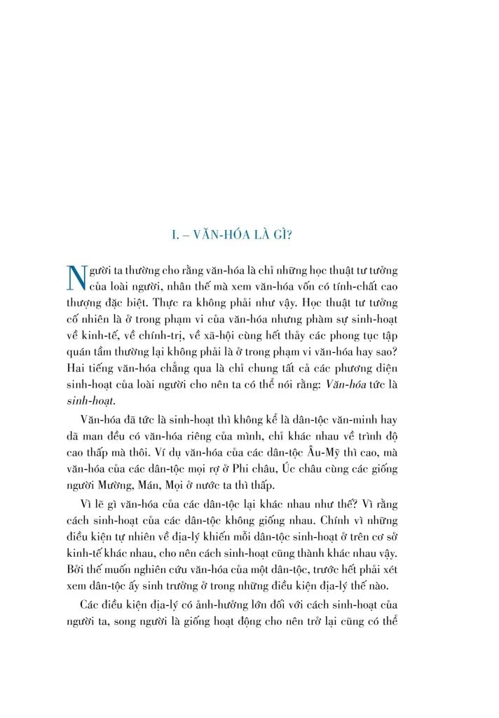 Việt Nam Văn Hóa Sử Cương