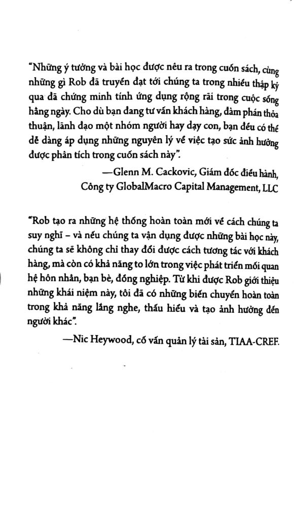 Khiến Người Khác Thay Đổi Suy Nghĩ - Nghệ Thuật Gây Ảnh Hưởng Mà Không Thao Túng