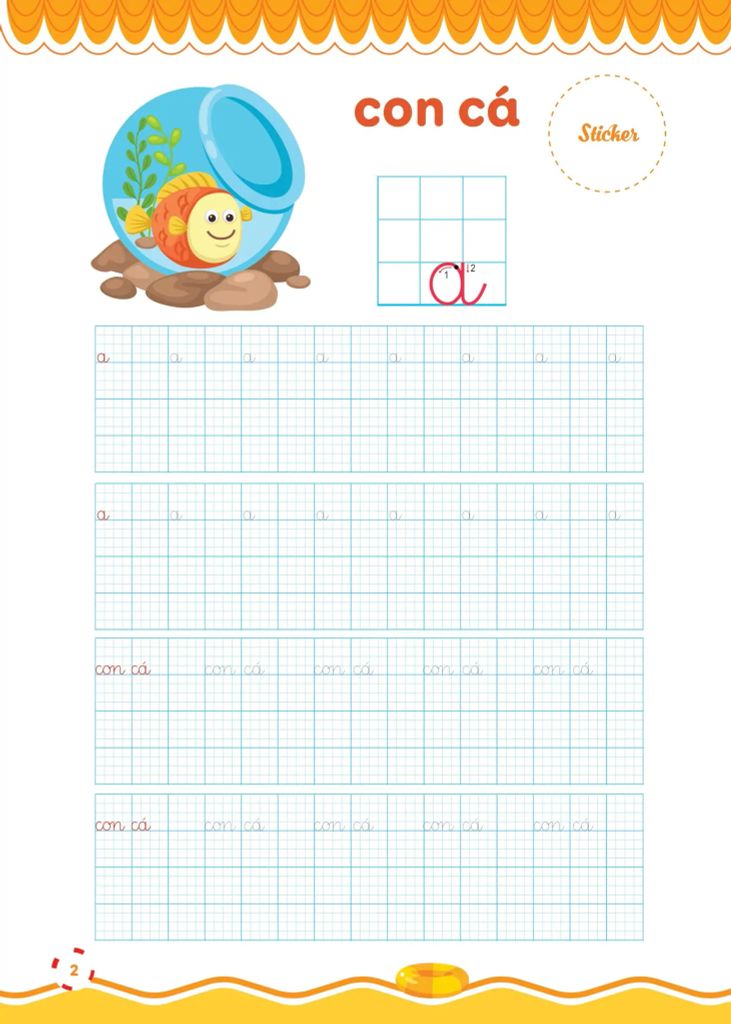 Vở Luyện Viết – Hạ Cỡ Chữ - Chữ Ô Li Nhỏ – Quyển 2: Chữ Thường