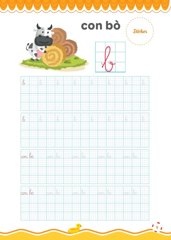 Vở Luyện Viết – Hạ Cỡ Chữ - Chữ Ô Li Nhỏ – Quyển 2: Chữ Thường