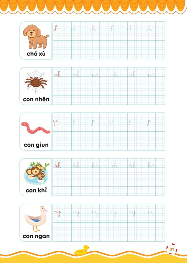 Vở Luyện Viết – Hạ Cỡ Chữ - Chữ Ô Li Nhỏ – Quyển 2: Chữ Thường