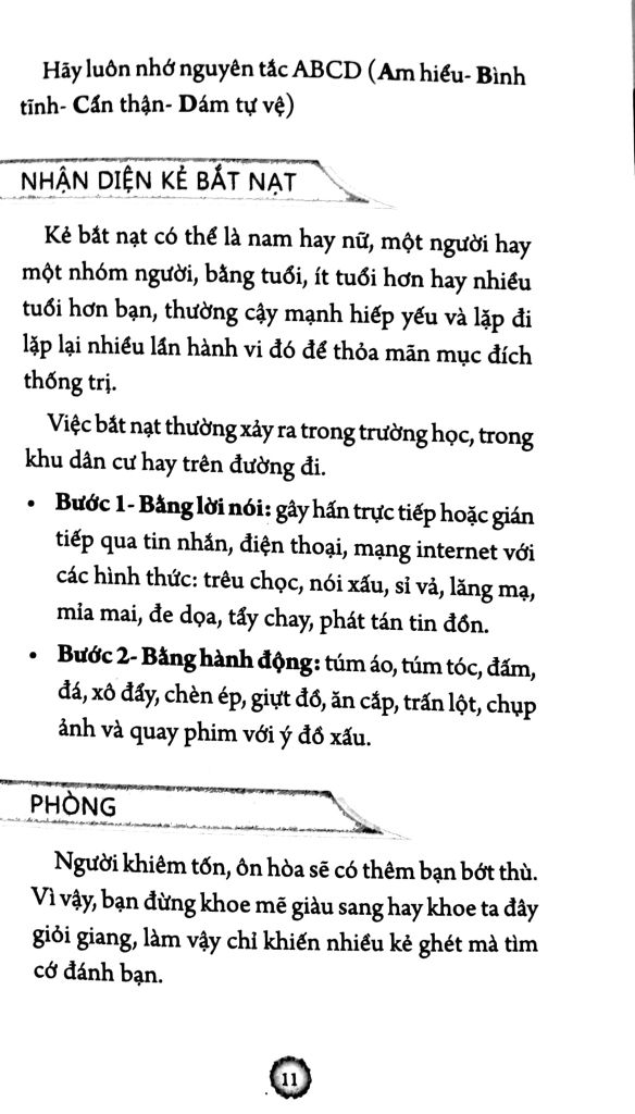 Kỹ Năng Phòng Vệ Dành Cho Học Sinh