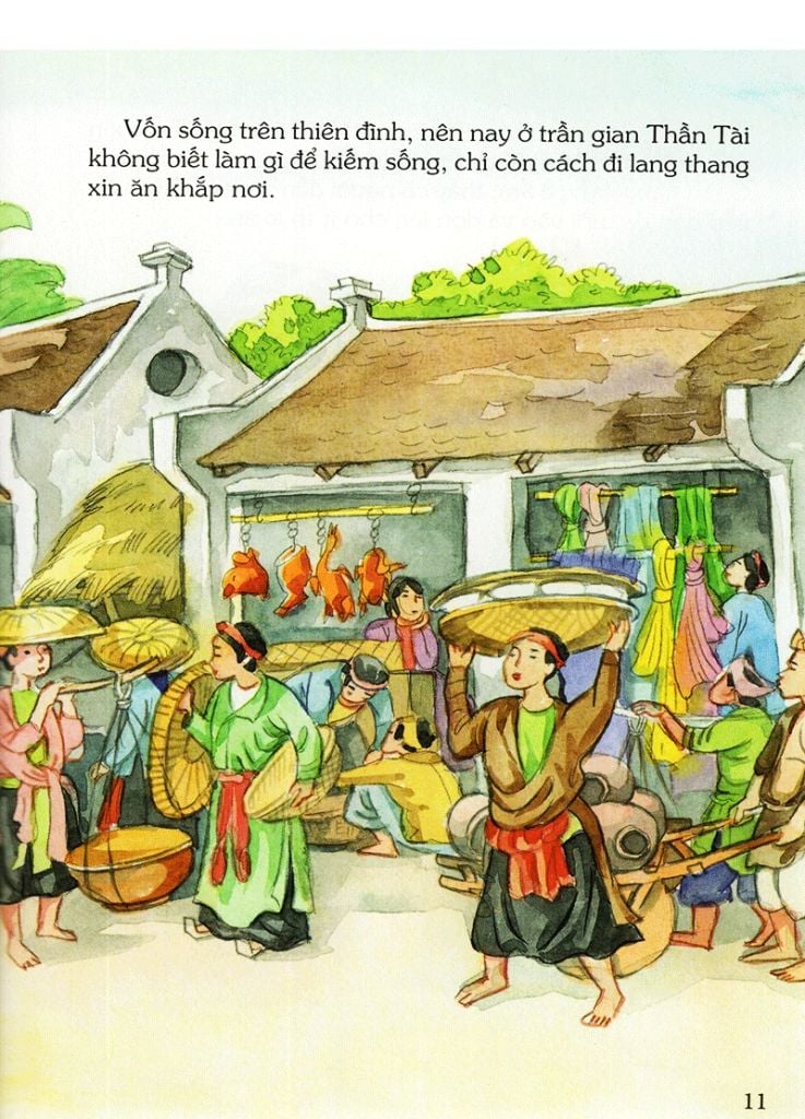 Tranh Truyện Dân Gian Việt Nam - Sự Tích Thần Tài