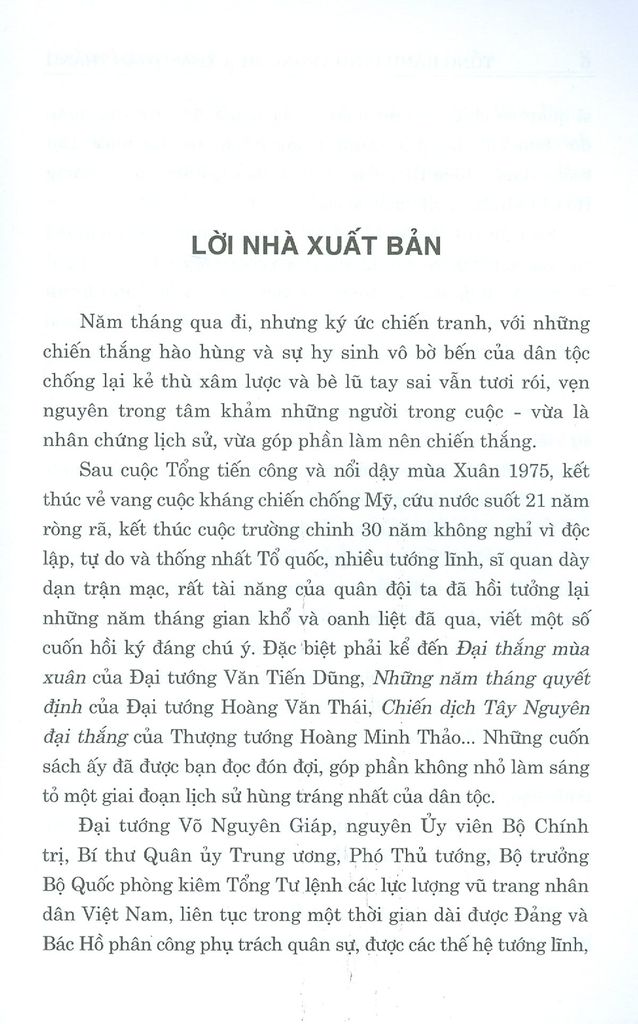 TỔNG HÀNH DINH TRONG MÙA XUÂN TOÀN THẮNG