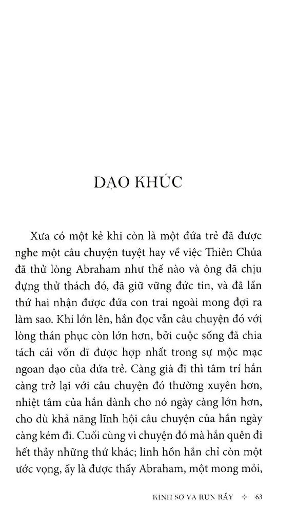 Kính Sợ Và Run Rẩy