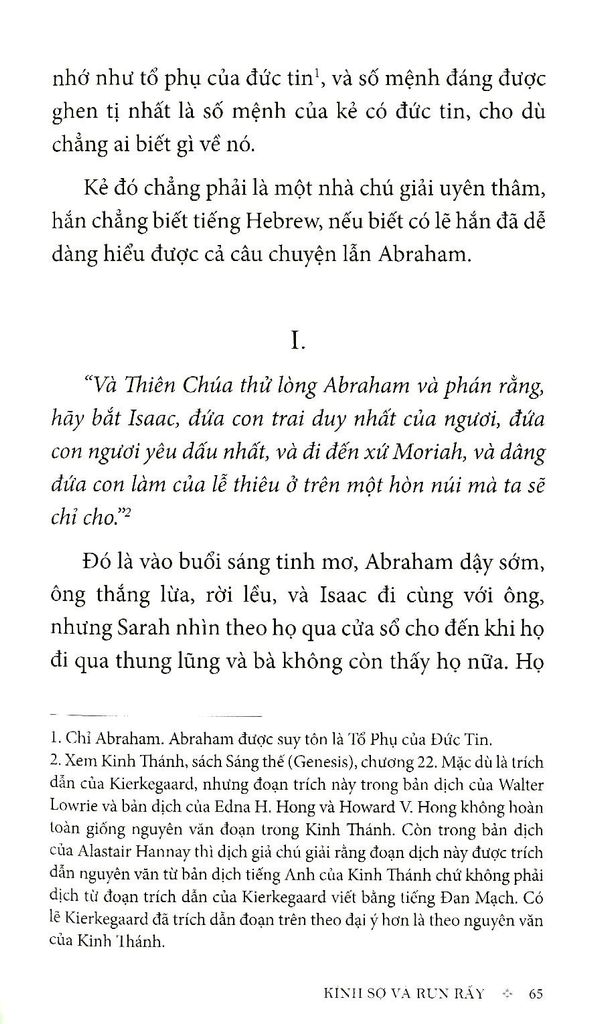 Kính Sợ Và Run Rẩy