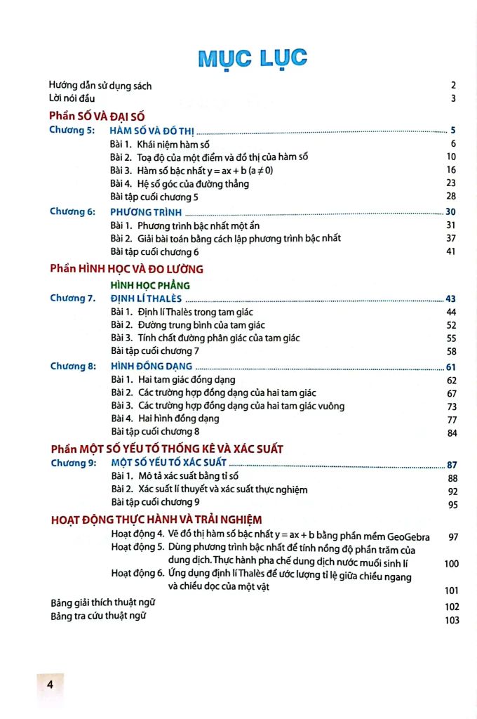 Sách Giáo Khoa Toán Lớp 8 Tập 2 - Bộ Chân Trời Sáng Tạo