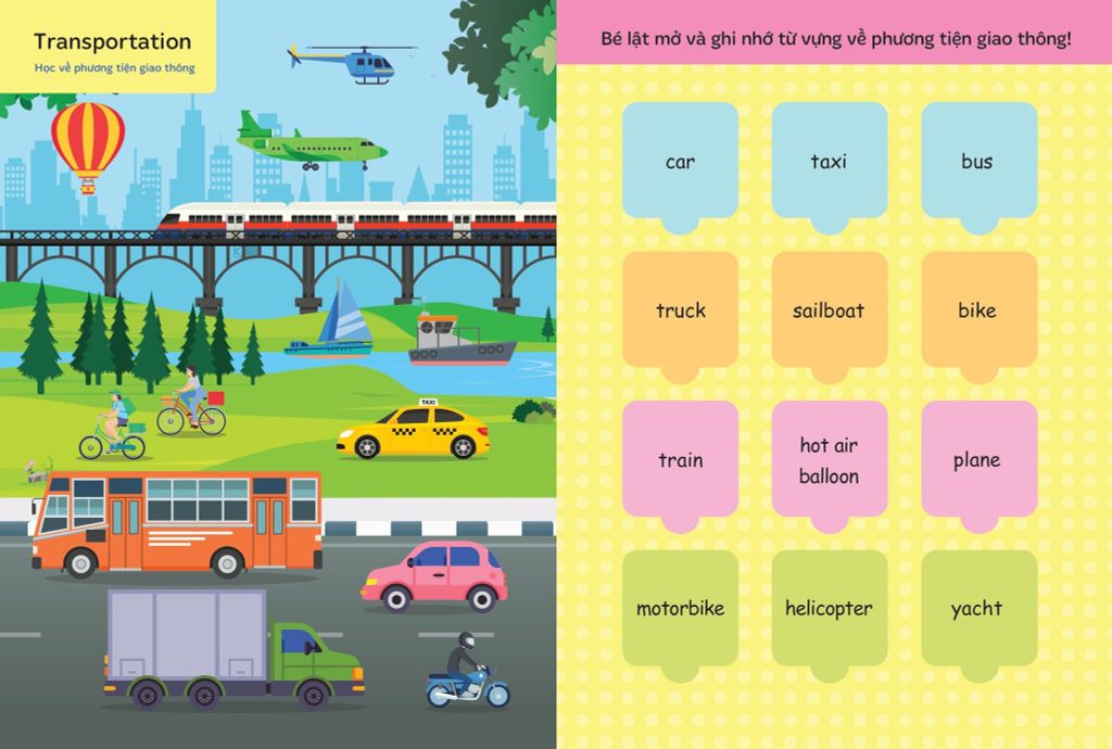 LẬT MỞ TỪ VỰNG TIẾNG ANH ĐẦU TIÊN CHO BÉ - CUỐN 2