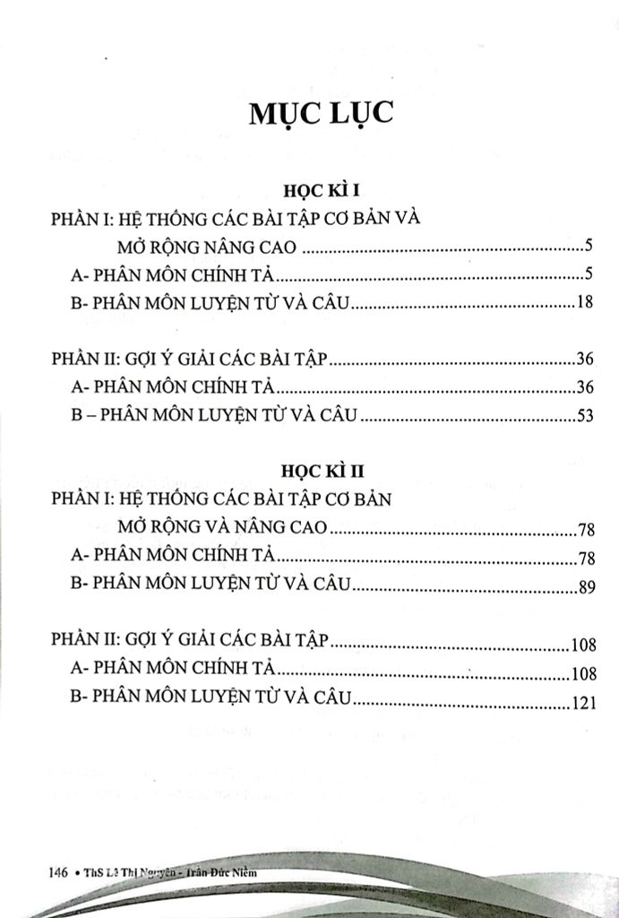 TIẾNG VIỆT NÂNG CAO 4 (DÙNG CHUNG CÁC BỘ SGK)