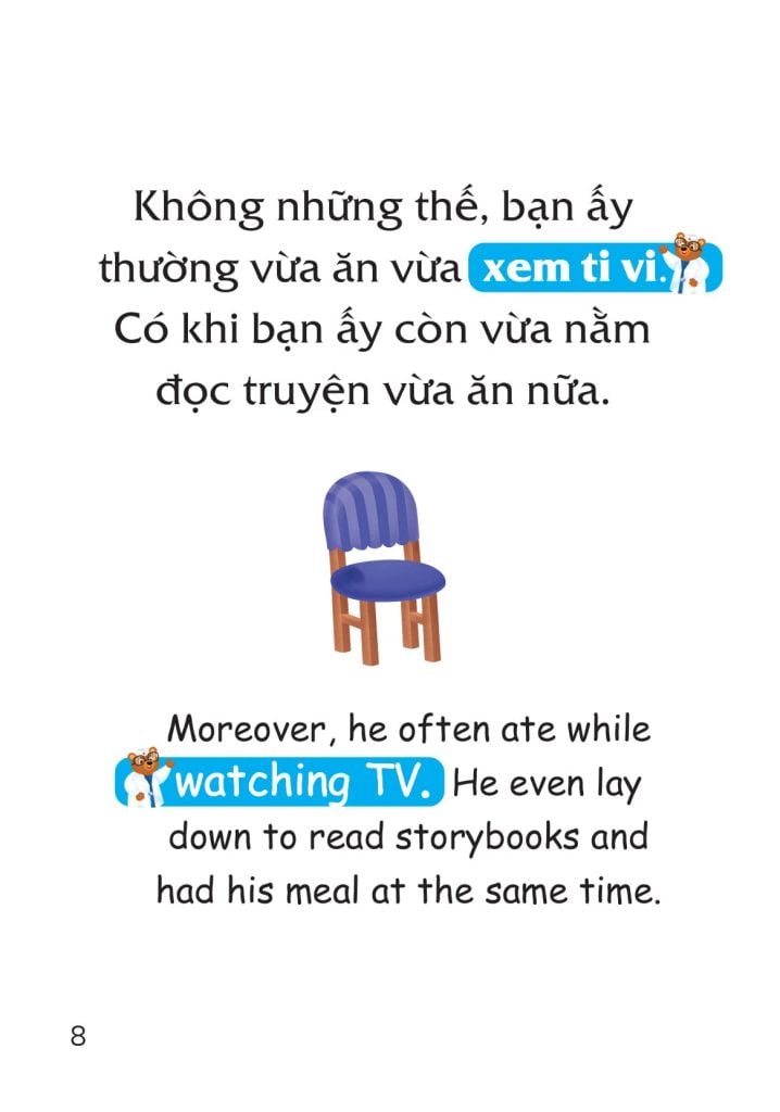 TRUYỆN TRANH SN V-A CHO BÉ-ĂN ĐÚNG CÁCH UỐNG ĐÚNG MỰC