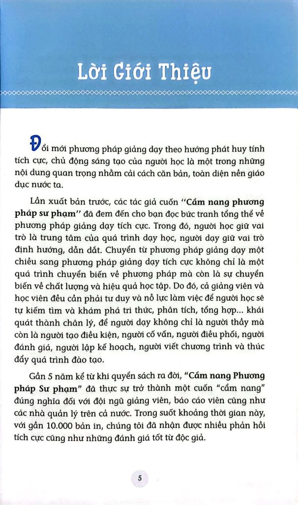 Cẩm Nang Phương Pháp Sư Phạm