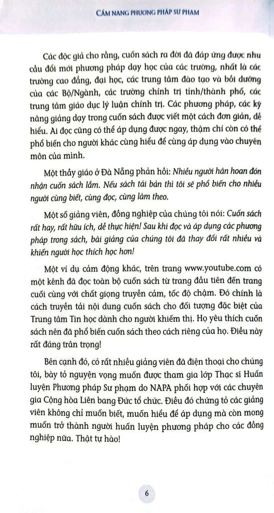 Cẩm Nang Phương Pháp Sư Phạm