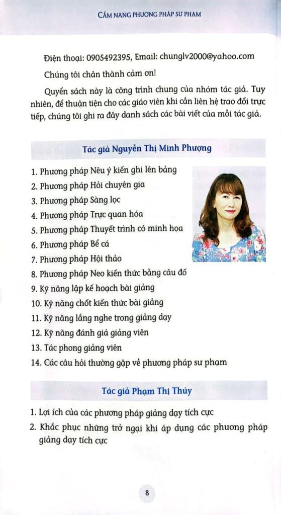 Cẩm Nang Phương Pháp Sư Phạm