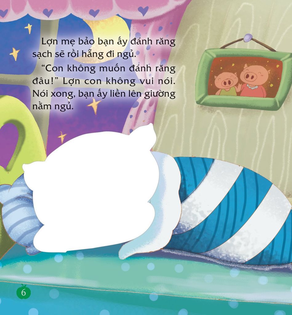 SÁCH DÁN HÌNH DẠY TRẺ THÓI QUEN TỐT-ĐỪNG QUÊN ĐÁNH RĂNG