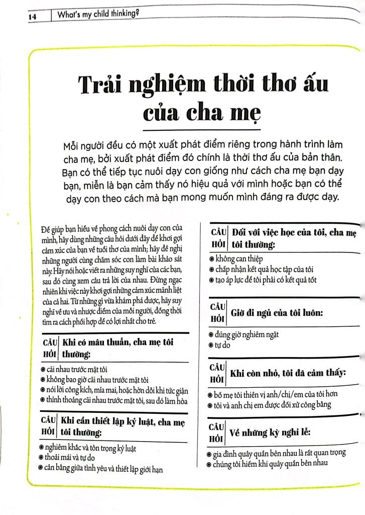What’s My Child Thinking? - Tâm Lý Học Trẻ Em Thực Hành Cho Cha Mẹ Hiện Đại