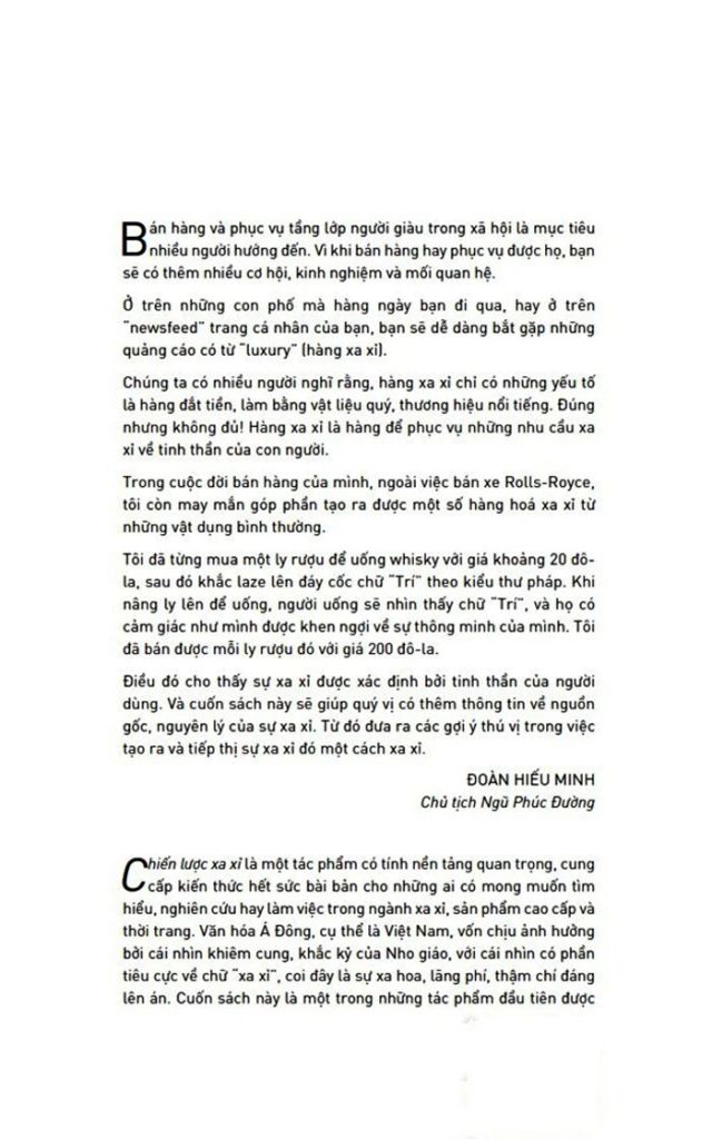 The Luxury Strategy - Chiến Lược Xa Xỉ