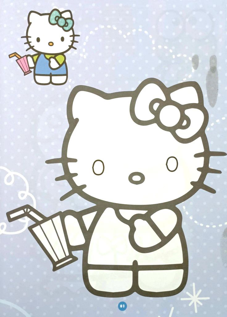 BÉ TÔ MÀU-HELLO KITTY VÀ BẠN BÈ