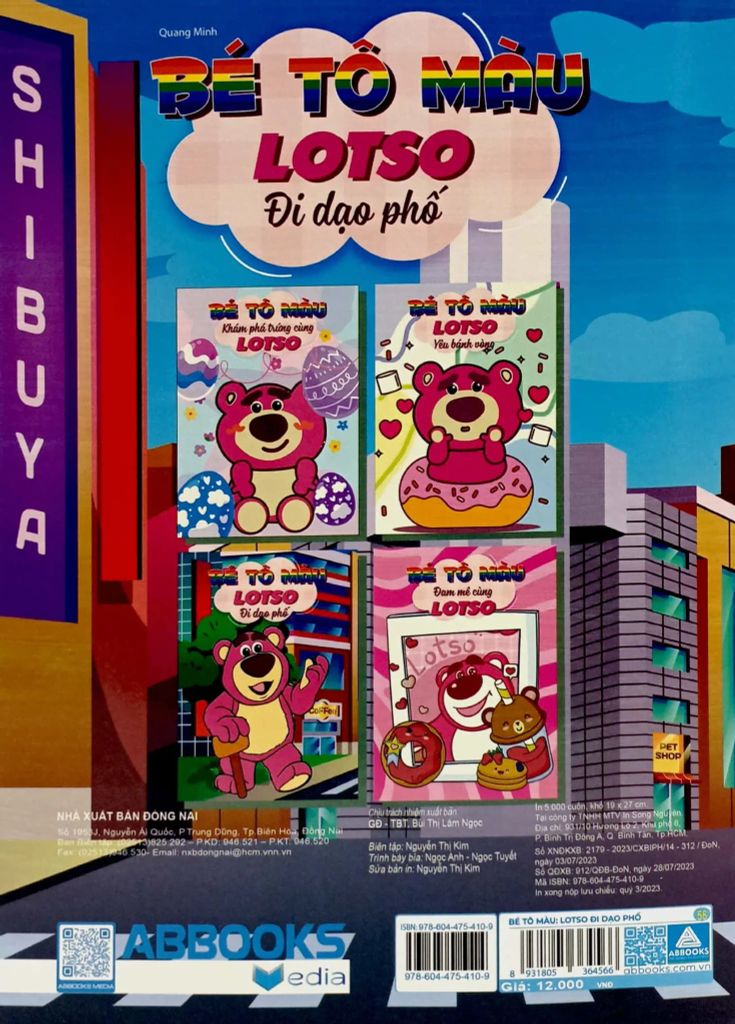BÉ TÔ MÀU-LOTSO ĐI DẠO PHỐ