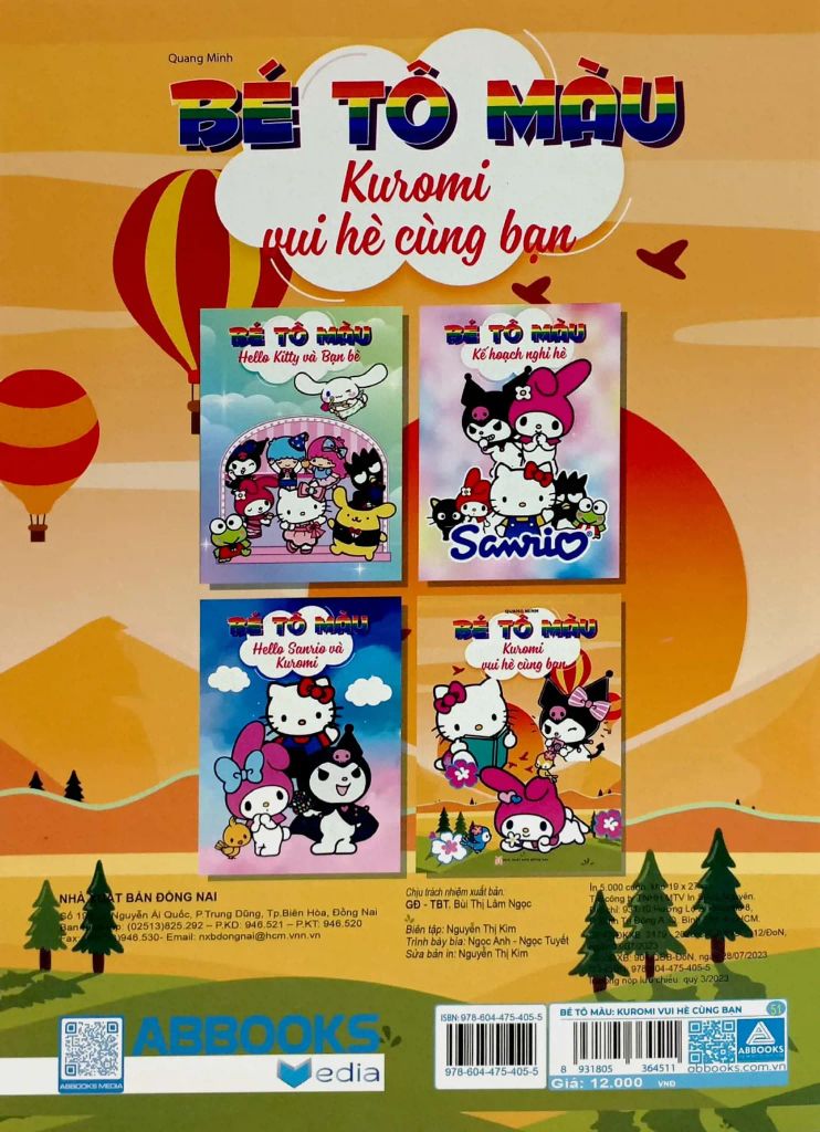 BÉ TÔ MÀU-KUROMI VUI HÈ CÙNG BẠN