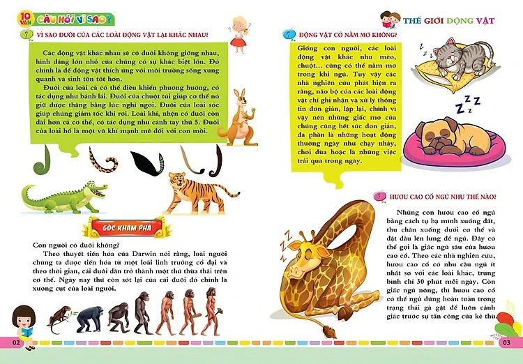 10 Vạn Câu Hỏi Vì Sao - Thế Giới Động Vật