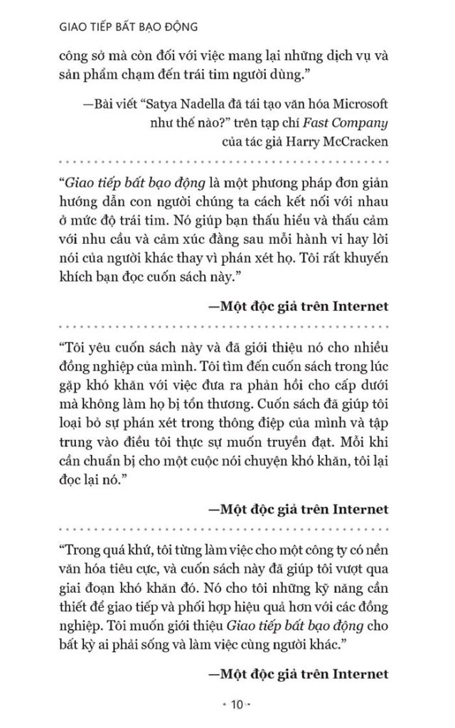 Giao Tiếp Bất Bạo Động - Ngôn Ngữ Của Lòng Trắc Ẩn