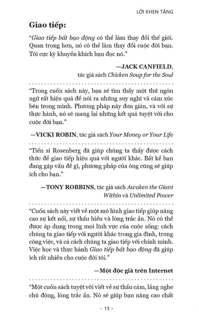 Giao Tiếp Bất Bạo Động - Ngôn Ngữ Của Lòng Trắc Ẩn