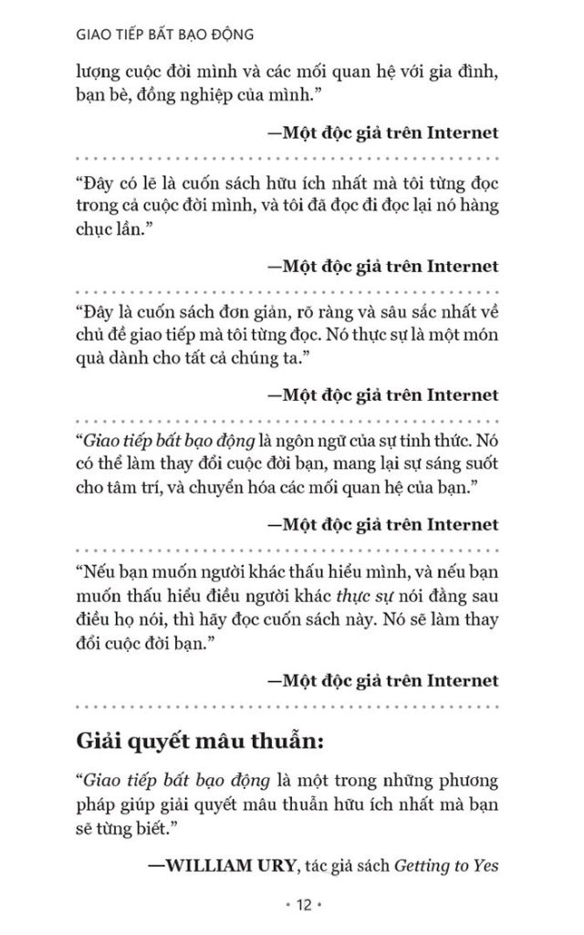 Giao Tiếp Bất Bạo Động - Ngôn Ngữ Của Lòng Trắc Ẩn