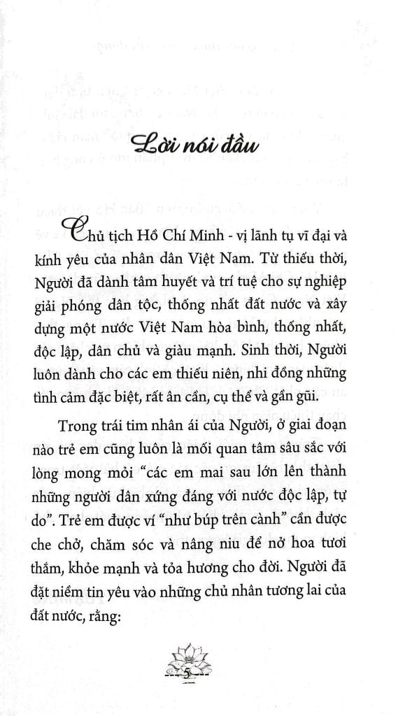 BÁC HỒ VỚI THIẾU NIÊN NHI ĐỒNG