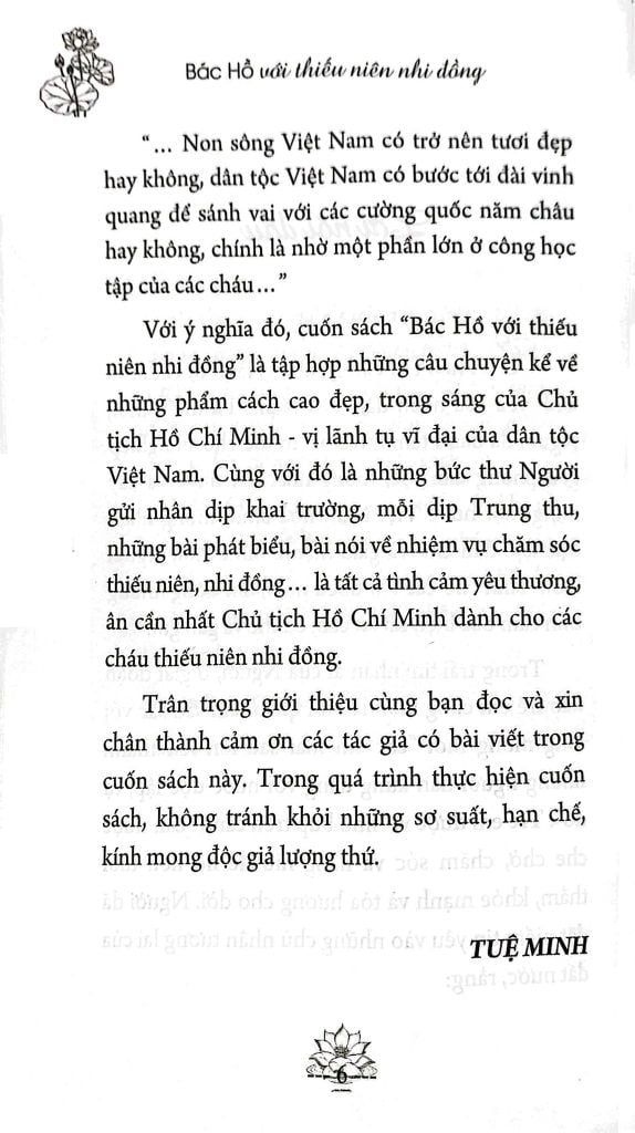 BÁC HỒ VỚI THIẾU NIÊN NHI ĐỒNG