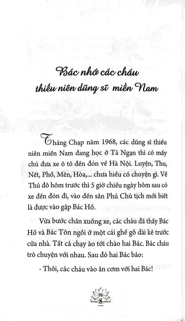 BÁC HỒ VỚI THIẾU NIÊN NHI ĐỒNG
