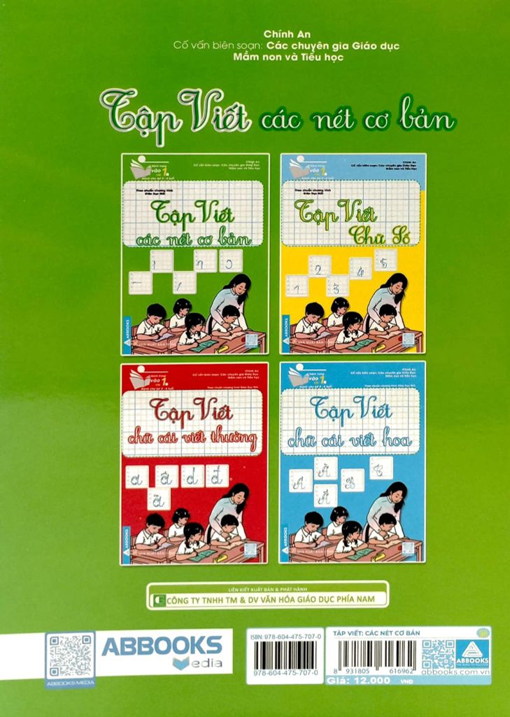 HÀNH TRANG VÀO LỚP 1 DÀNH CHO BÉ 5-6 TUỔI-TẬP VIẾT CÁC NÉT CƠ BẢN