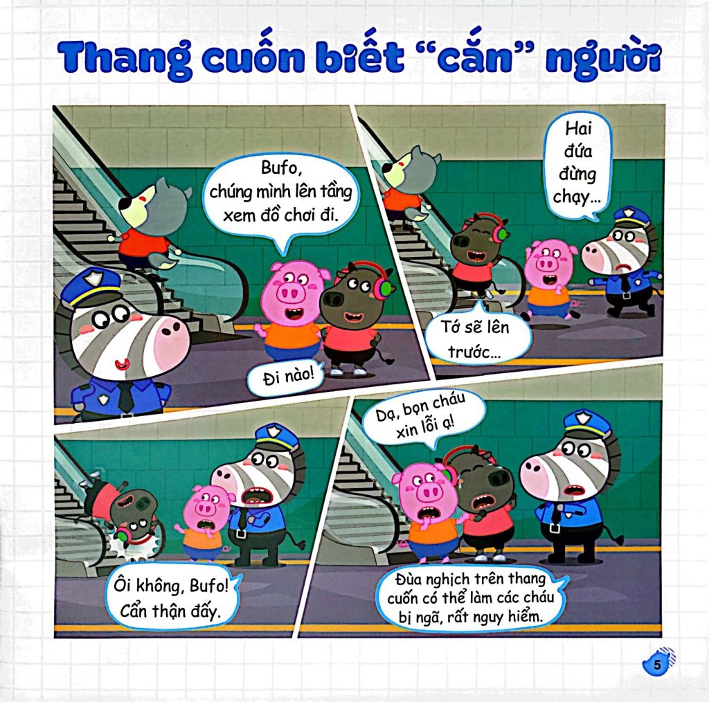 Wolfoo Học Cách Tự Thoát Hiểm