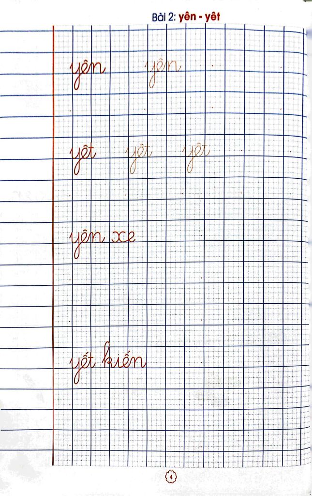 LỚP 1 THÂN YÊU - BÉ LUYỆN VIẾT 3