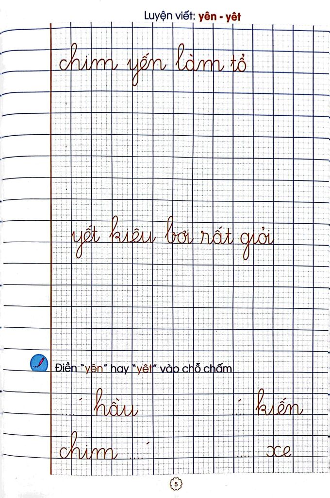 LỚP 1 THÂN YÊU - BÉ LUYỆN VIẾT 3